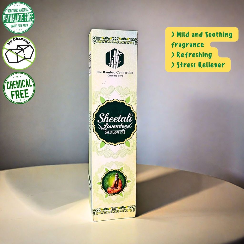The Bamboo Connection | Sheetali Incense Stick | Oud Loban Fragrance | Phthalate free, Charcoal free, Chemical free | 100% Natural | Pack of 2 - Pooja Needs | Buy online on ZillyBuy