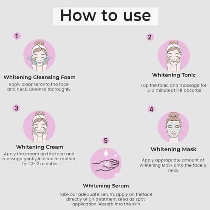 O3+ Whitening Facial Kit for Tan-Pigmented Skin (150ml+100gm)