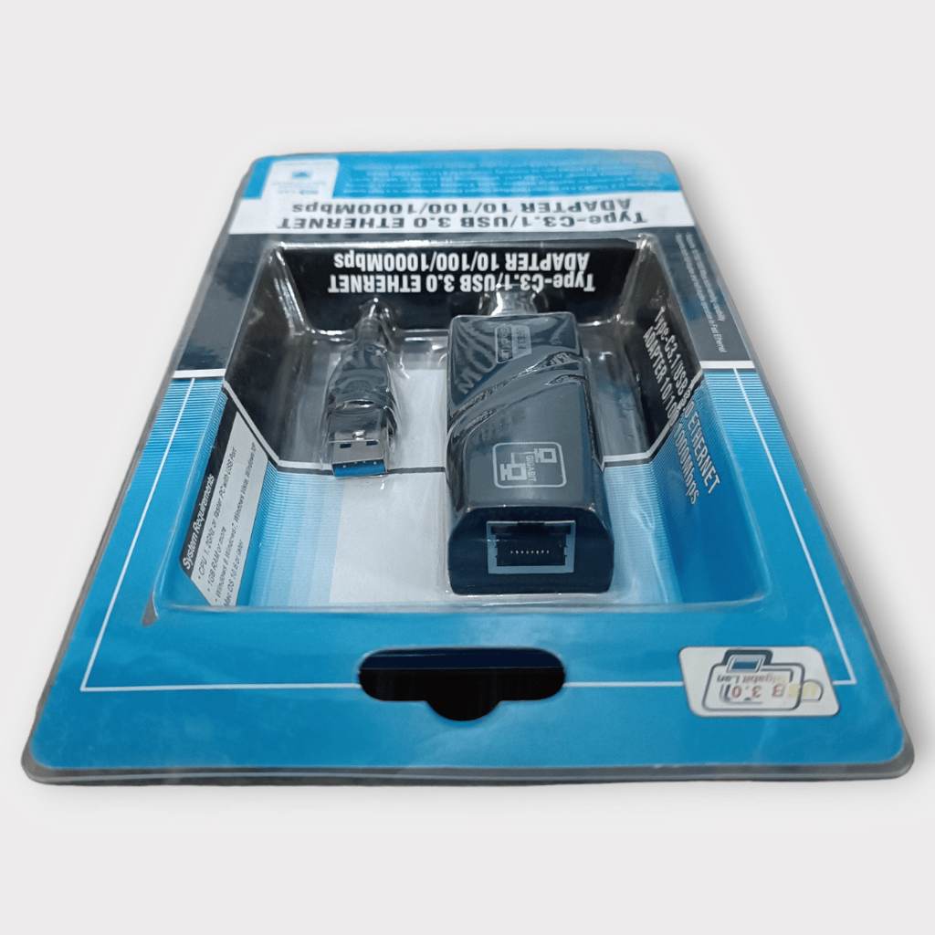USB 3.0 to Lan /Gigabit Ethernet Adapter - Blazing-Fast 10/100/1000 Mbps Wired Network Connection