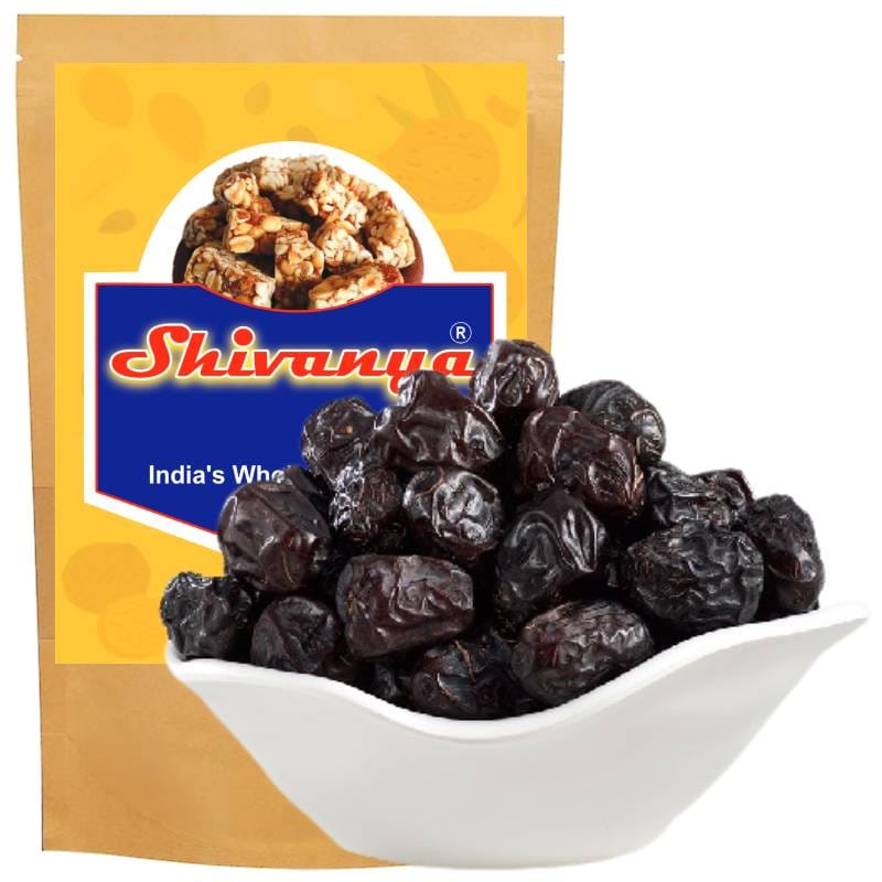 Premium Imported Black Dates 1 KG | Khajoor | Pind Khajoor | Lowest Price | Best Quality
