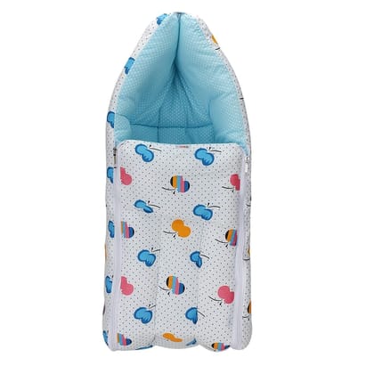 Mommers Unisex Baby Carry Nest/Baby Sleeping Bag/Baby Wrap for Newborn Baby Boys Girls (0-3 Months) 64 * 41 cms