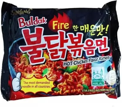 Samyang Stir Fried Hot Chicken Flavour Ramen Instant Korean Noodles - 140gm