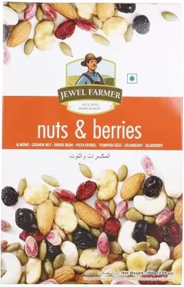 Jewel Farmer Nuts & Berries with 100% Natural Taste Rich in Antioxidants Helps 200 g