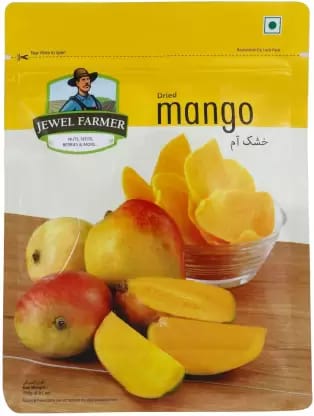 Jewel Farmer Dried Mango Ready to Eat Dehydrated, Unsweetened & Unsulfured (250 g)