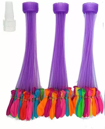 UrbanOasis Holi Water Balloons Gun for Kids, Boys, Girls and Adults | Small Gun Water Balloons Pump Pichkar (Pack 3) - Toys and Games | Buy online on ZillyBuy