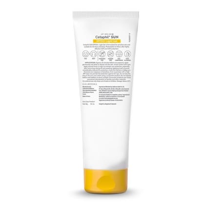 Cetaphil Sun SPF 50 Light Gel mineral basefor Normal, Dry & Oily Skin (50ml)