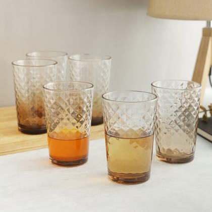 Yera Conical Glass Tumbler - 215 ml - Set of 48 for Kitchen | Water | Hot & Cold Drinks | Juice | Cocktail | Milkshake | Smoothie | Ideal for Home | Party | Restaurant | Gifting | Special Occasions