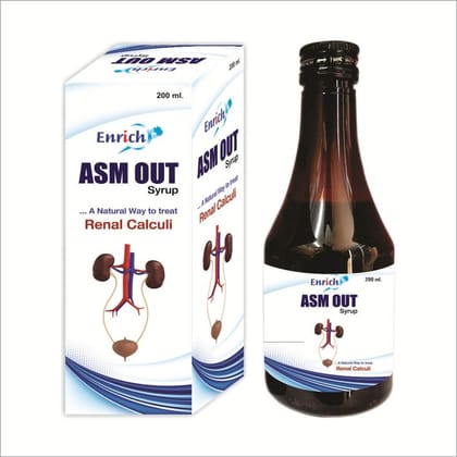 ENRICH PLUS ASM OUT SYRUP RENAL CALCULI(STONE) 200ML. (PACK OF 2*200ML.)