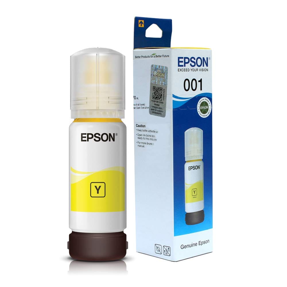 Epson 003 Yellow Ink Bottle 65 ml for EcoTank L1100 series / L1200 series / L3100 series / L3200 series / L5100 series / 5200 series printer