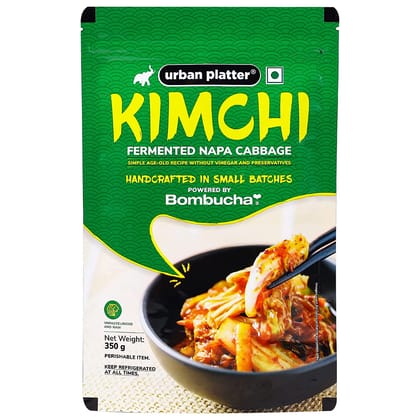 Urban Platter Korean Style Kimchi Fermented Nappa Cabbage, 350g [Raw,Powered by Bombucha]