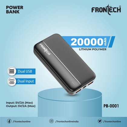 Frontech 20000 MAH Power Bank ; Model-PB-0001