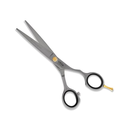 Vega Professional Pro Style Satin E 5" Silver line Hairdressing Scissor(VPMSC-13)