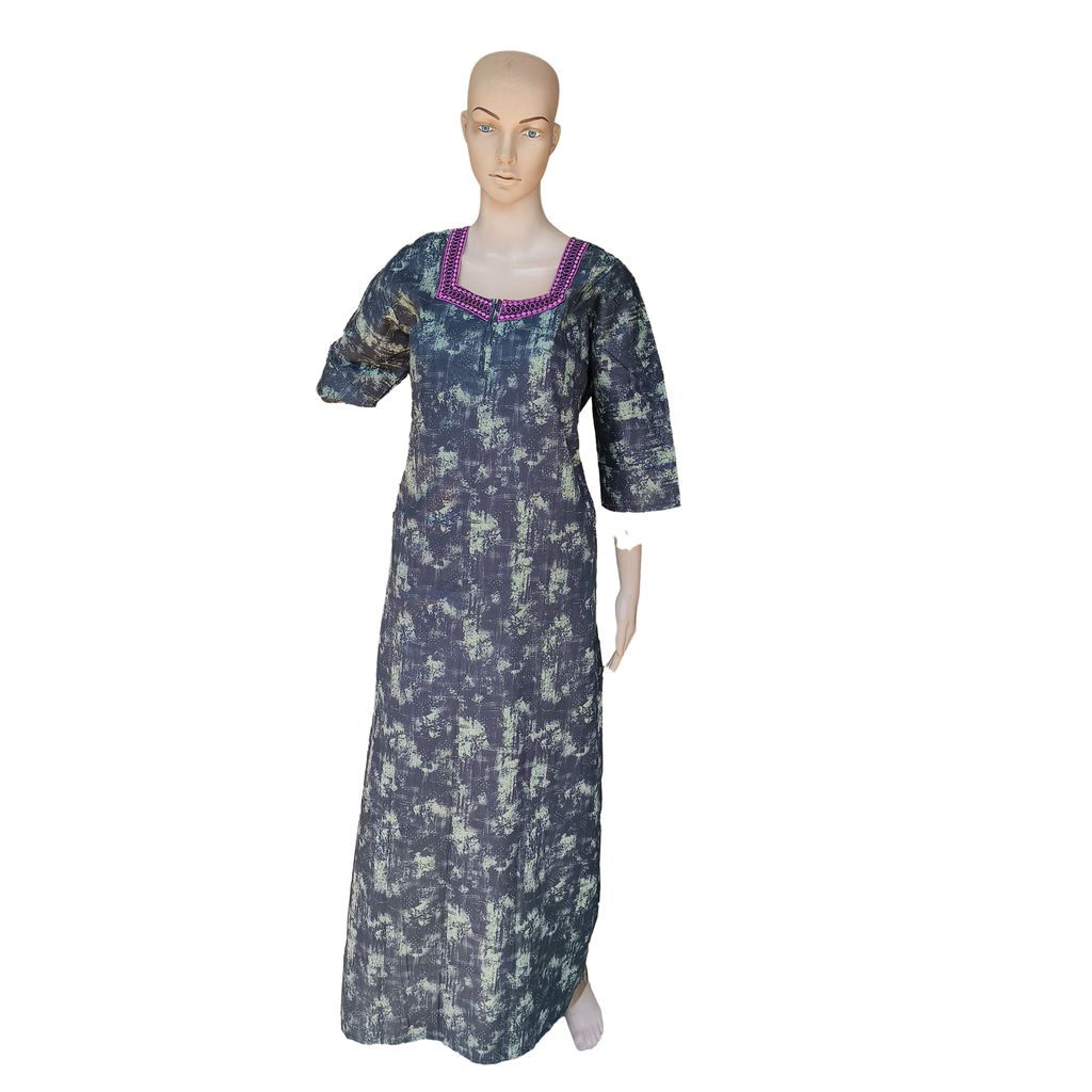 Women Cotton Embroidery Nightie - Nightwear & Loungewear | Buy online on ZillyBuy