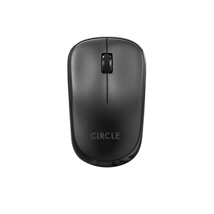 Circle Superb Wireless Mouse | Long Battery Life, 1200 DPI, Sleep Mode (Black)