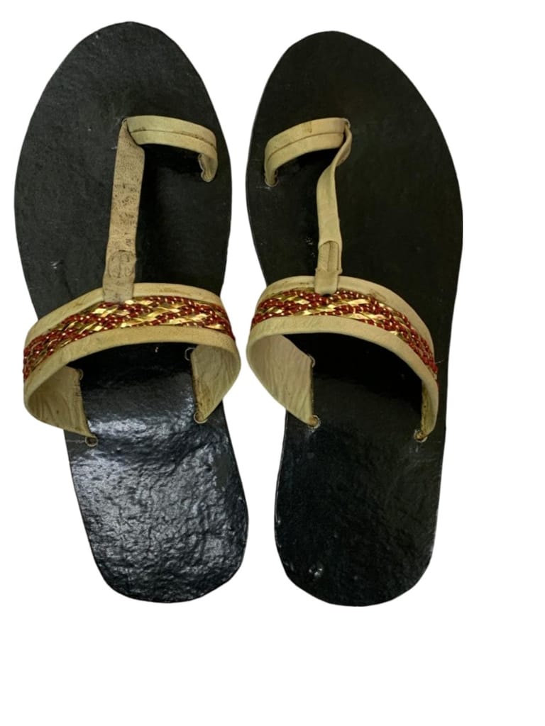 Handmade Leather Slipper for Women - Ethnic Shoes | Buy online on ZillyBuy