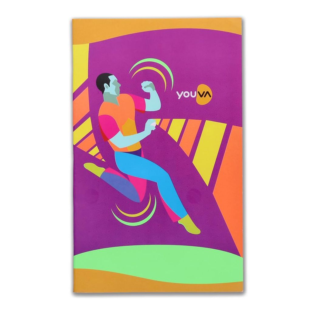 Navneet Youva | Soft Bound Long book/Soft cover Notebook for Students |Cricket World Cup edition|King size- 19.4 cm x 31.4 cm | Single Line | 160 Pages | Pack Of 6 - Stationery | Buy online on ZillyBuy