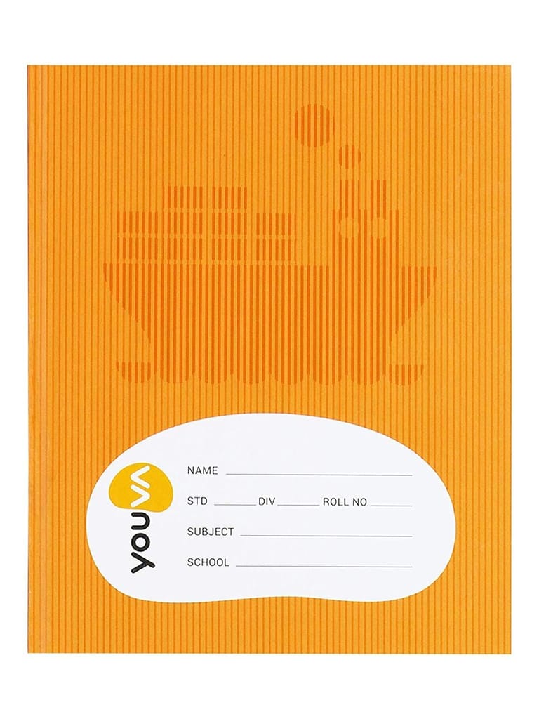 Navneet Youva | Full Bound | Brown Note Book | 15.5 cm x 18.8 cm | Single Line (Urdu) | 76 Pages | Pack of 12 - Stationery | Buy online on ZillyBuy
