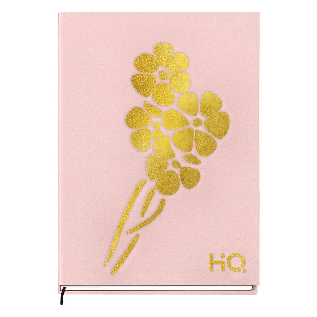 Navneet HQ | Flora Case Bound Note Book for Gifting and Personal Use | A5 (14.8 cm x 21 cm) | Single line | 192 pages | Light Pink