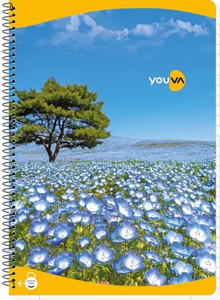 Navneet Youva | Spiral Book | 21 cm X 29.7 cm | Single Line |