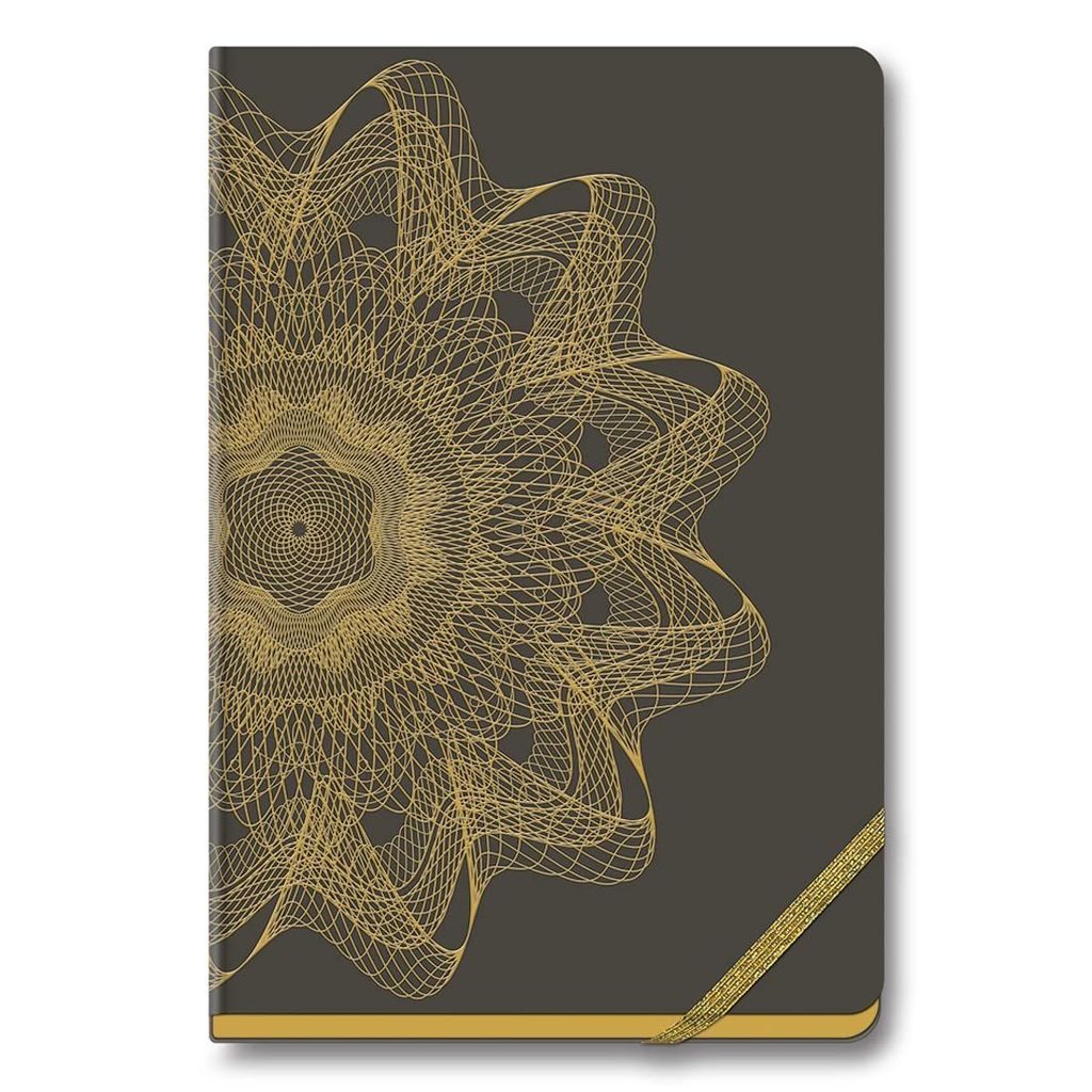 Navneet HQ | Gold Rush Attractive Design Case Bound Notebook Easy to Carry | Note Down Your Important Information | A5-14.8 cm x 21 cm | Single Line |192 Pages - Stationery | Buy online on ZillyBuy