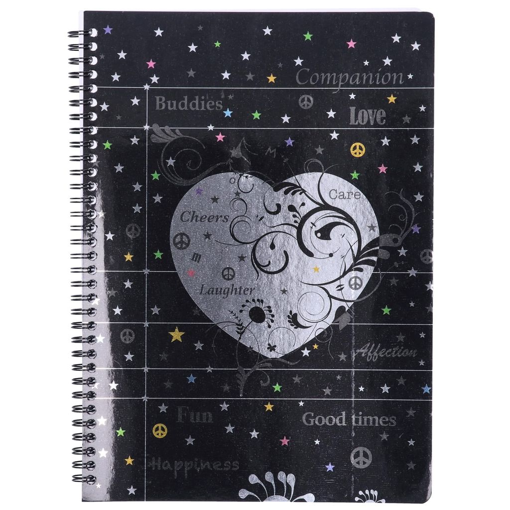 Navneet Youva | Wiro Bound Notebook - Jazz | A4-21 x 29.7 | Single Line | 160 Pages | Pack of 1, Multicolor - Stationery | Buy online on ZillyBuy