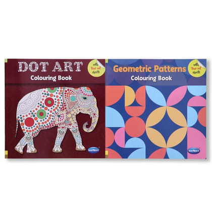 Navneet?s Geometric Patterns and Dot Art: Adult Colouring book - Tear out sheets - Stress Relieving - Meditate - Enjoy Navneet Education Limited