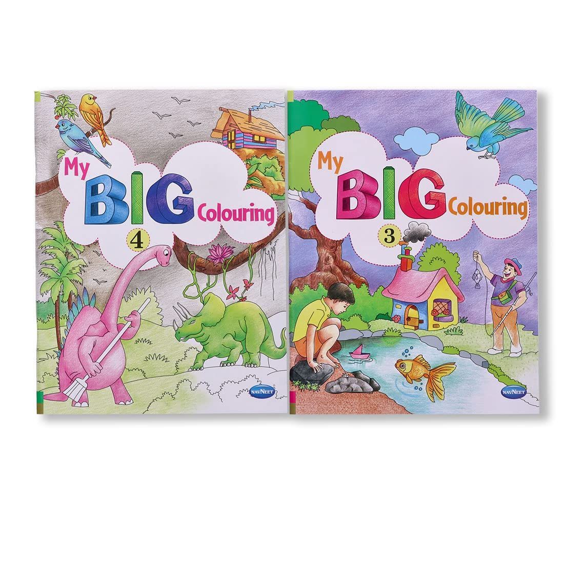 Navneet My Big Colouring Book -III and IV Bold, big and eye-catching illustrations. [Paperback] Navneet Education Limited