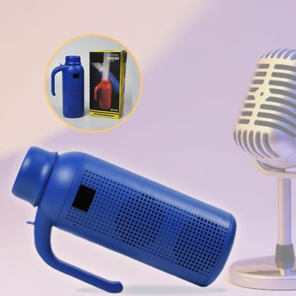 1287  Smart Bluetooth Speaker With Torch Light Wireless Bluetooth Speaker & Night Flash Light Speaker ,Blootuth speaker (media player ,bluetooth speaker)