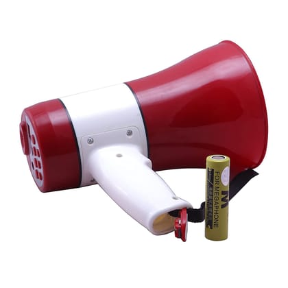 6421 Megaphone Bluetooth 75 Watts Handheld Dynamic Megaphone Outdoor, Indoor PA System Talk / Record / Play / Music / Siren with dog ic