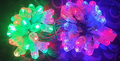 Multicolor RG-RB LED Lighting/Rice Lights/String Lights/Fairy Lights with Color Changing Function, 12.68 Meter Length & 94 LED Bulbs
