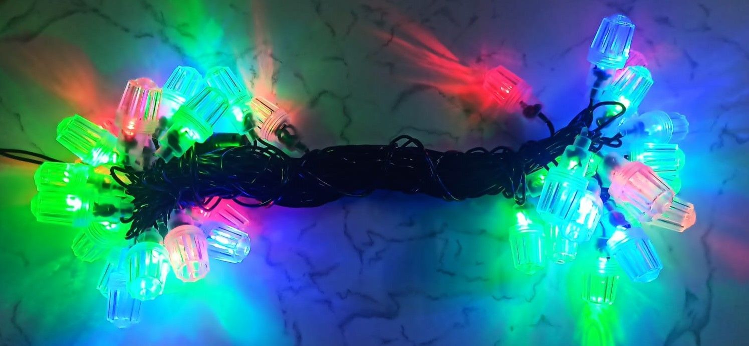 Multicolor RG-RB LED Lighting/Rice Lights/String Lights/Fairy Lights with Color Changing Function, 10 Meter Length & 39 LED Bulbs