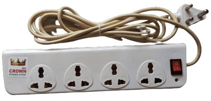 4 Socket Extension Box with 18ft Wire