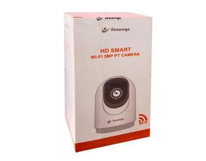 Secureye 3MP WiFi Security Camera | 360° View, 2-Way Audio, Cloud/SD Storage (SP90) (1yr Brand Warranty)