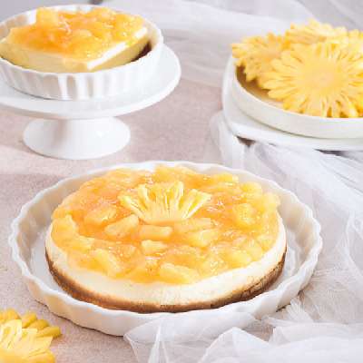 Pineapple Baked Cheesecake-Half Kg