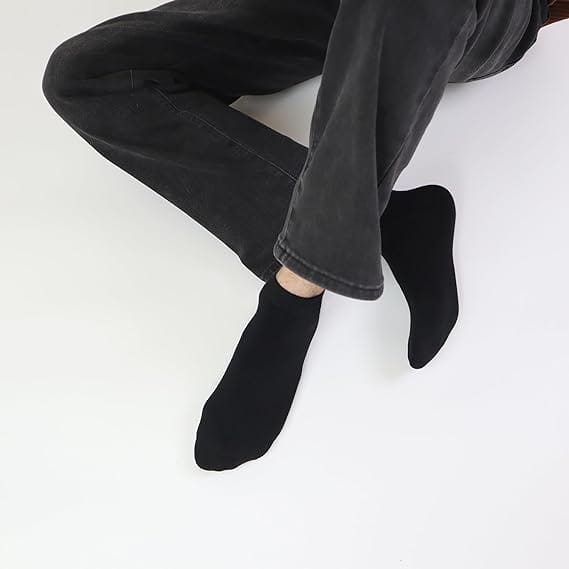 CHINTELS Unisex Solid Ankle Length (Pack of 5)