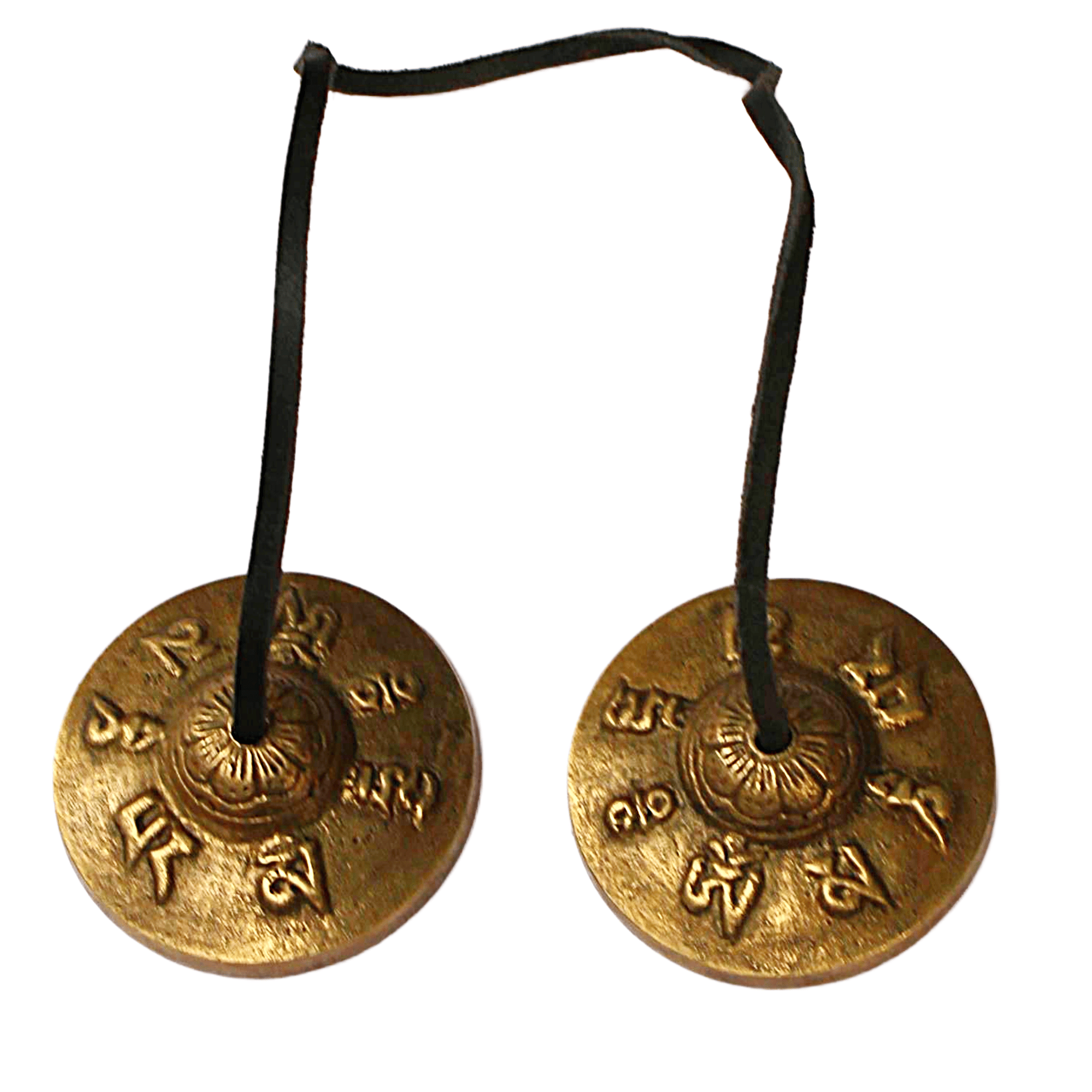 A.M. Maker | Brass| Cymbals Bells | Crafts Yoga Bell | Religious Style Percussion | Music Instrument | Metal Brass | Glow Polish Copper Gold