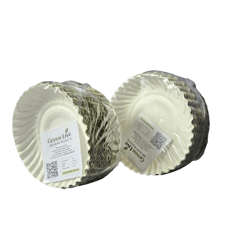 Uncoated paper plates
