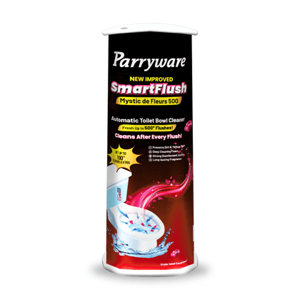 Parryware SmartFlush Mystic de Fleurs 500 - Automatic Toilet Bowl Cleaner 170g | Toilet cleaner cum disinfectant