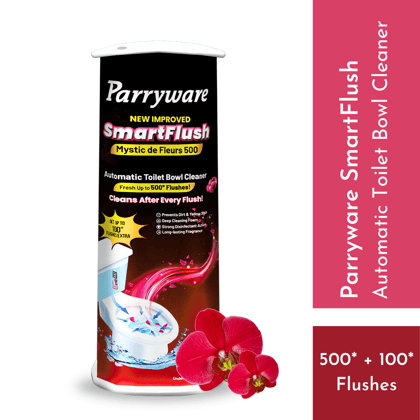 Parryware SmartFlush Mystic de Fleurs 500 - Automatic Toilet Bowl Cleaner 170g | Toilet cleaner cum disinfectant