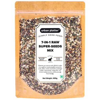 Urban Platter 7-in-1 Raw Super-Seeds Mix, 400g