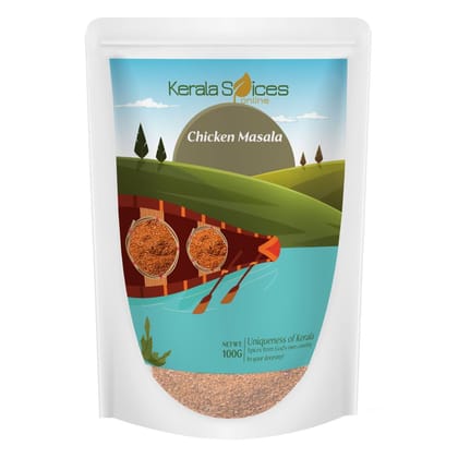 Kerala Spices 100% Natural Chicken Masala 100 gm Preservatives Free Ready to Cook Powder