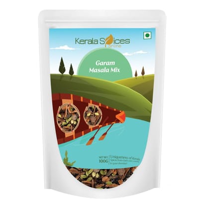 Kerala spices 100% Pure Garam Masala Whole Spices Blend Authentic Taste of Khada Masala Mix