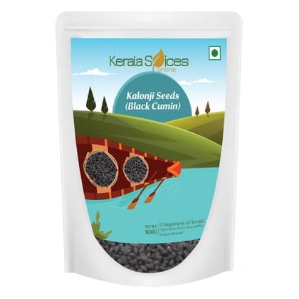 Kerala Spices 100% Natural Kalonji Seeds 100g Preservatives Free Black Cumin