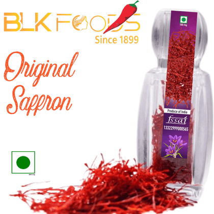 BLK FOODS Original Lacha Saffron | Pure Kesar | Grade A Keshar (0.5 g)