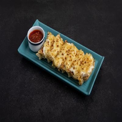 Baked Chilli Cheese & Veg Cheesemo (6 Pcs)-Crunchy Chilli Oil
