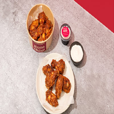 Hot & Spicy BBQ Wings (6pcs)-12 Pcs (Save Upto Rs.20)