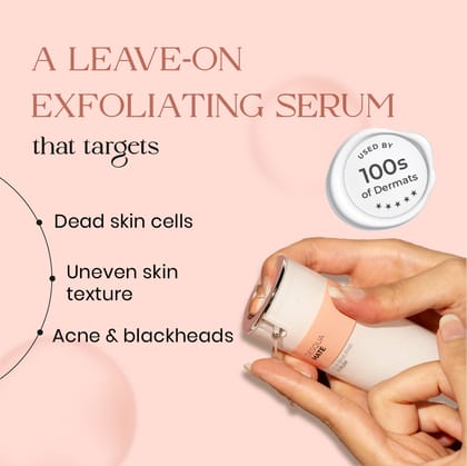 SkinInspired AHA+BHA+PHA Face Serum/Exfoliating serum For All Skin Types/Pore Clarifying Face Serum For All skin types/Peeling Solution for Glowing Skin, Smooth Texture & Pore Cleansing (50ml)
