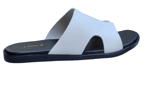Lansu Men Sandals A1042 WHITE