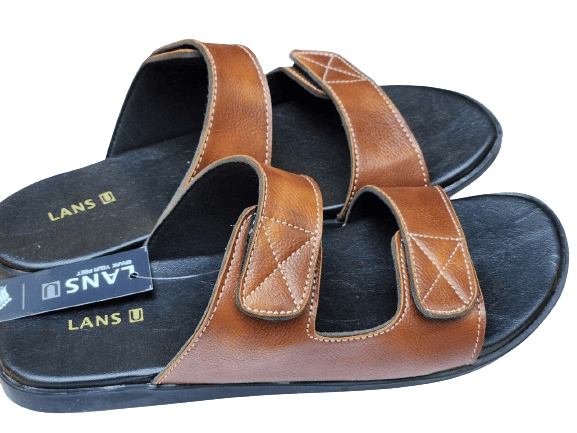 Lansu Men Sandals A1043-TAN