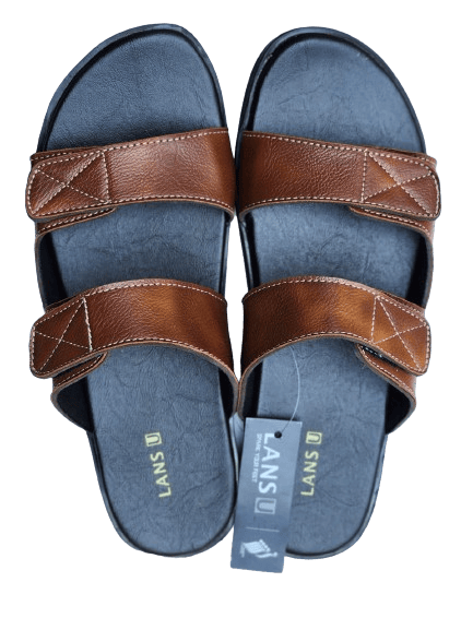 Lansu Men Sandals A1043-TAN